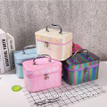 2022 New Color Changing Makeup Cosmetic Luxury Travel Bag Large-capacity Multifunction Cosmetic Storage Case